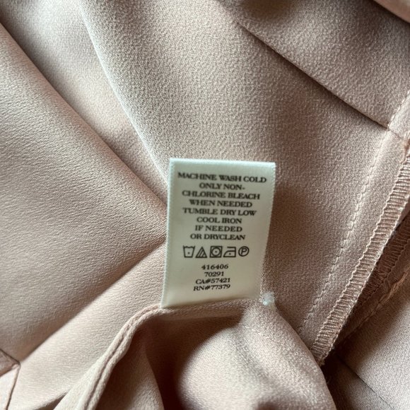 *HP* Ann Taylor Mock Neck Peplum Top XSP - Picture 8 of 9